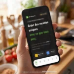Interface de l'application MiamChef pour décliner une recette de batch cooking