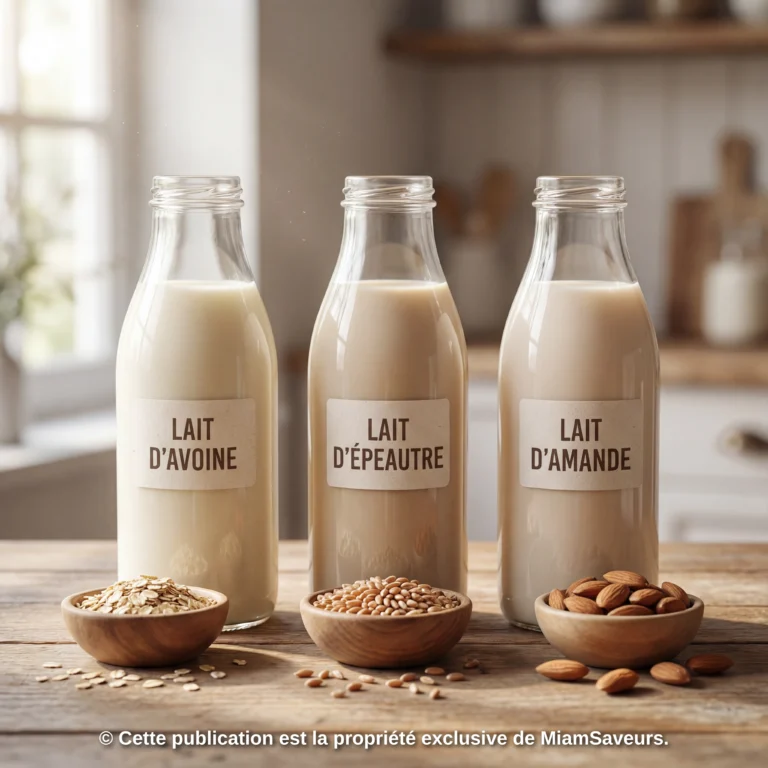 Les laits végétaux : avoine, épeautre, amande