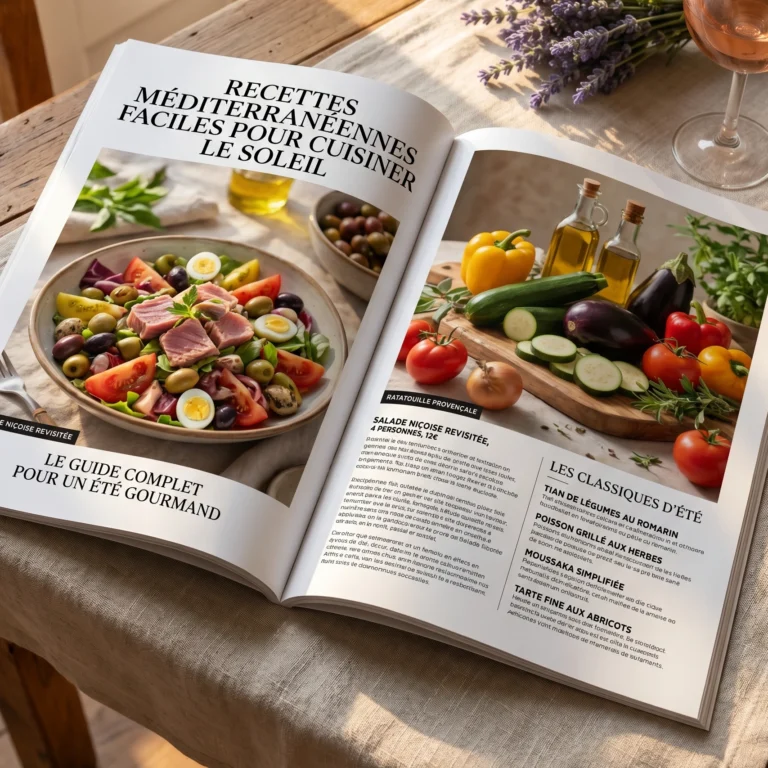 Recettes méditerranéennes faciles pour cuisiner le soleil