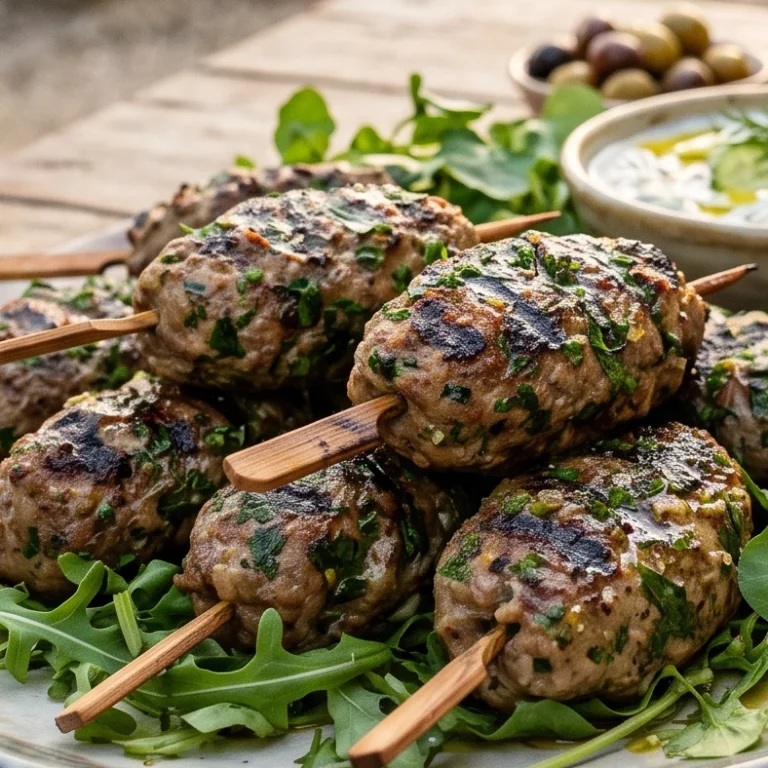 Keftas d’agneau aux épices et herbes