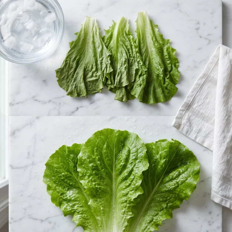 Salade fanée astuce du choc thermique