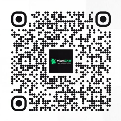 QR code à scanner pour télécharger l'application MiamChef